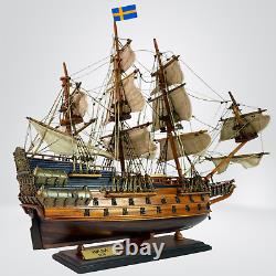 1120 Wasa Wooden Boat Model 22.8 Handmade Vasa Warship Historical Décoration
