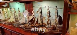 116 Blue Italian Speed Boat Riva Model Ship 21 52cm Unique Christmas Gift