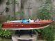 116 Blue Riva Aquarama Wooden Italian Speed Boat 53cm Length Handmade Gift