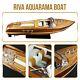 116 Riva Aquarama Wooden Model Boat 21'' Wooden Handmade Ship Model For Decor