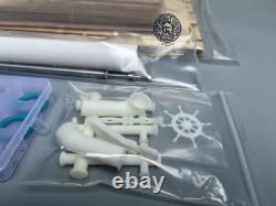 118 German Steam Boat 720mm 28 Wooden RC Model Kit