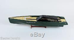 118 Wally Power Luxury Motor Yacht Wooden Race Boat Model RC Ready 36