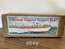 11 The Wood Model Boat Battery Powered Model Boat Hand Made Remote New