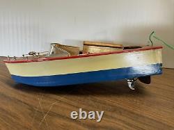 11 The Wood Model Boat Battery Powered Model Boat Hand Made Remote New