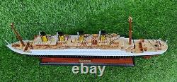 1440 Titanic Ship Model 23 Wooden Boat Model Decor