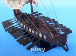 14 VIKING LONGSHIP MODEL Drakkar Scandinavian Warships Boat Ship Nautical Decor