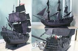 150 Black Pearl Pirates Ship Model Wood Boat Assemble Kit Display Home Décor