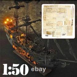 150 DIY Craft Wood Boat Model Kit for Black Pearl Sailing Pirates ship Assembly