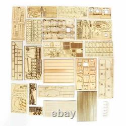 150 DIY Craft Wood Boat Model Kit for Black Pearl Sailing Pirates ship Assembly