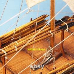 150 Ship wooden model Classical Wooden Sailing Boat Scale Decoration Wood