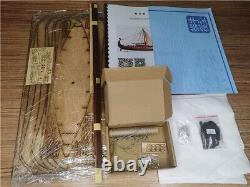 150 Viking Ship Wooden Scale Sailing Boat Wood Scale Ship Assembly Model Kit