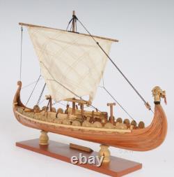 15 Inch Viking Small Ship Boat Wooden Model