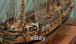 164 Scale DIY Assembly Diane Ship Model DIY Kits Wooden Sailing Boats Desktop