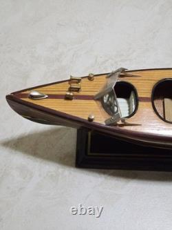 16 Chris Craft Triple Cockpit Assembled Mohogany Model Classic Speed Boat