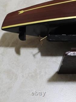 16 Chris Craft Triple Cockpit Assembled Mohogany Model Classic Speed Boat