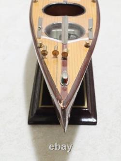 16 Chris Craft Triple Cockpit Assembled Mohogany Model Classic Speed Boat