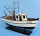 16 Fishing Boat Model Forrest Gump Jenny Wooden Replica Shrimp Ship Assembled
