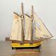 16 Vintage Wood Model Ship Boat Goleta