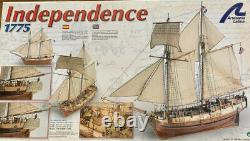1775 Independence War Schooner Wooden Model by Artesania Latina Vintage 2005