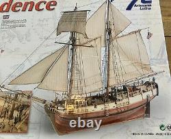 1775 Independence War Schooner Wooden Model by Artesania Latina Vintage 2005