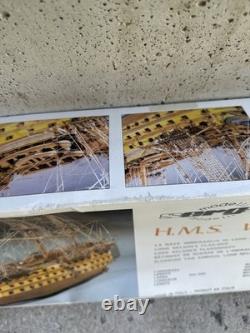 178 Model Ship Sergal Mantua H. M. S. Victory Made In ITALY # 782 Wood Kit Boat