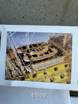 178 Model Ship Sergal Mantua H. M. S. Victory Made In ITALY # 782 Wood Kit Boat