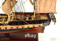 1799 USS Essex Tall Sailing Ship Model 32 Handcrafted Wooden Ship Model, 34 L