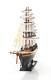 17 Brown Wood And Metal Hand Painted Cutty Sark Model Boat Tabletop Sculpture