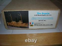 1884 The Seguin Pilot Wood Model Boat VINTAGE MIDWEST MODEL NIB KIT #957 OOP