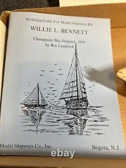 1899 Model Chesapeake Bay Skipjack Willie L. Bennet Sailing Oyster Dredge Boat