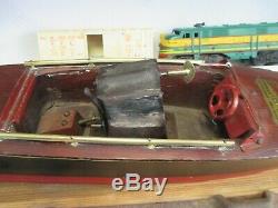 1920's Seaworthy Boats Flying Yankee Model 68 Wood Wind-Up Excellent