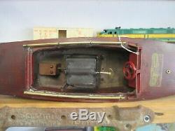 1920's Seaworthy Boats Flying Yankee Model 68 Wood Wind-Up Excellent