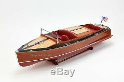 1930 Chris Craft Mahogany Runabout 36 Wooden Boat Model Scale 18 RC Ready