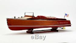 1930 Chris Craft Mahogany Runabout 36 Wooden Boat Model Scale 18 RC Ready