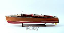 1930 Chris Craft Mahogany Runabout 36 Wooden Classic Boat Model Scale 18