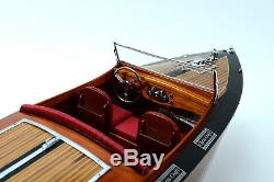 1930 Chris Craft Mahogany Runabout 36 Wooden Classic Boat Model Scale 18