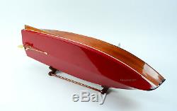 1930 Chris Craft Mahogany Runabout 36 Wooden Classic Boat Model Scale 18