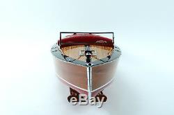 1930 Chris Craft Mahogany Runabout 36 Wooden Classic Boat Model Scale 18