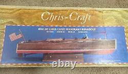 1930 Chris-Craft Mahogany Runabout Dumas Boats Kit #1230 36 1/8 Scale