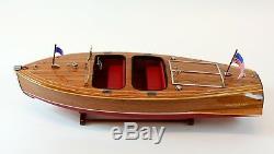 1940 Chris Craft Barrel Back Mahogany Runabout Classic Boat Model 28.5 RC Ready