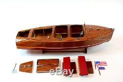 1940 Chris Craft Barrel Back Mahogany Runabout Classic Boat Model 28.5 RC Ready