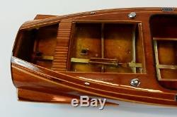 1940 Chris Craft Barrel Back Mahogany Runabout Classic Boat Model 28.5 RC Ready