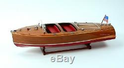 1940 Chris Craft Barrel Back Mahogany Runabout Classic Boat Model 28.5 RC Ready