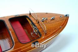 1940 Chris Craft Barrel Back Mahogany Runabout Classic Boat Model 28.5 RC Ready