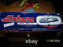 1940's Airlane W-6 Riviera Runabout Boat Kit Unbuilt in Box