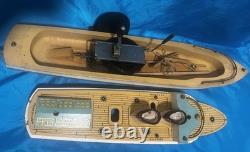 1941 Keystone Ocean Liner America Wooden Model #238 Toy Boat With Original Box