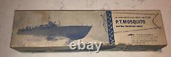 1945 WWII Elco Varney 3/16 PT Boat Model Kit, Orig Box Directions Complete Rare