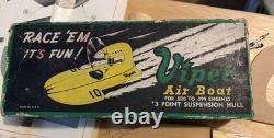 1950 VIPER Wood Model Air Boat For. 020 To. 099 Engines