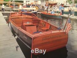 1953 Century Viking Model Wood Boat