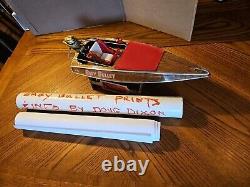 1954 Switzer Craft Baby Bullet & Mercury 20H Scratch Built Model Boat K&O Scale